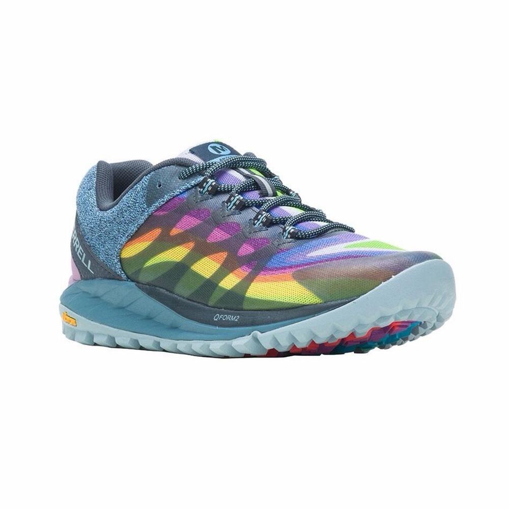 MERRELL Women's ANTORA 2 Trail Running Shoes Womens 7 Rainbow Vibram TC5+